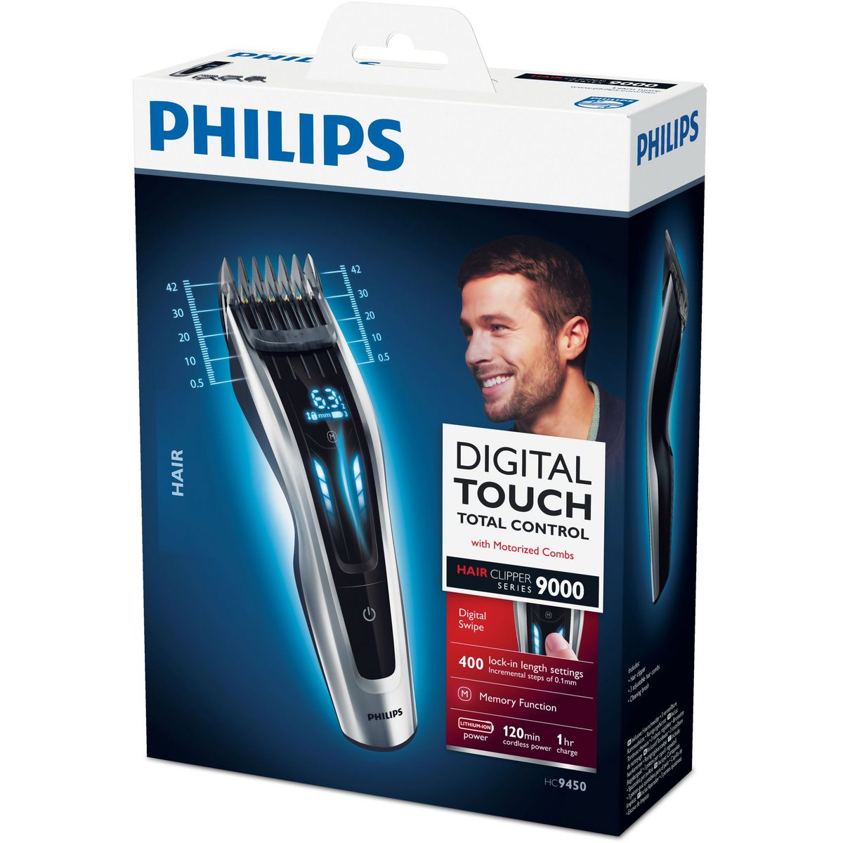 PHILIPS Tondeuse à cheveux HC9450/15 Series 9000