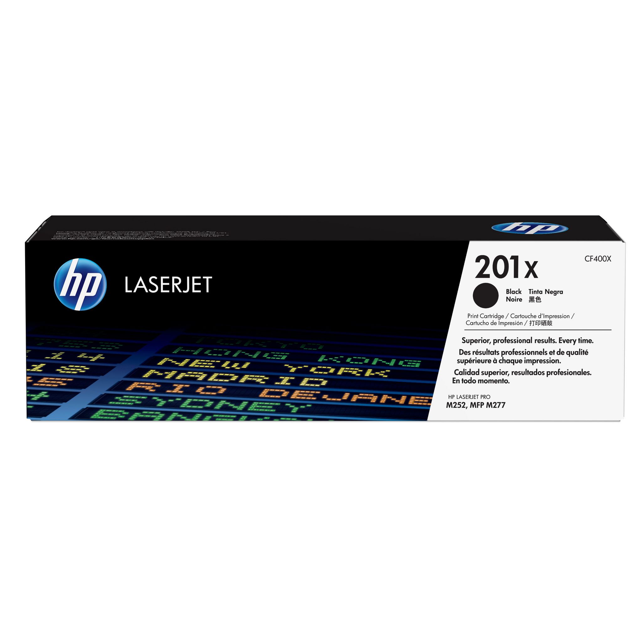 Voir la diapositive 15 : HP Toner HP 201X Noir grande capacité Authentique CF400X pour HP Color LaserJet Pro M252 / M274 / M277
