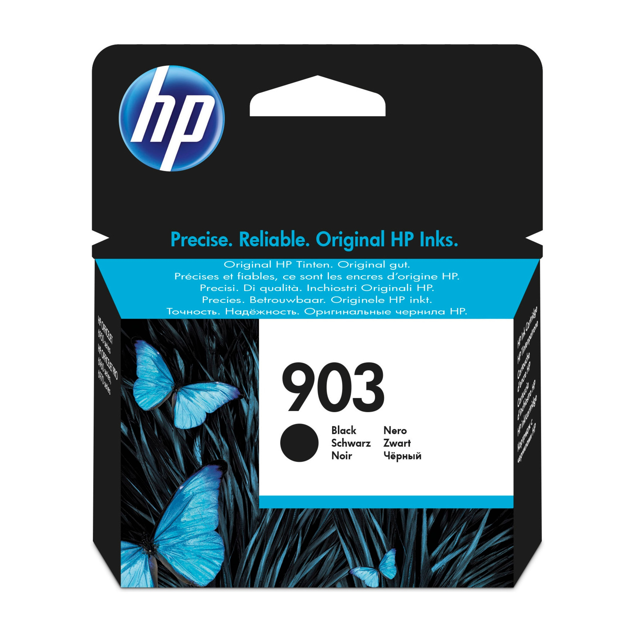 HP Cartouche d'Encre HP 903 Noire Authentique (T6L99AE) pour HP OfficeJet 6950, HP OfficeJet Pro 6960 / 6970