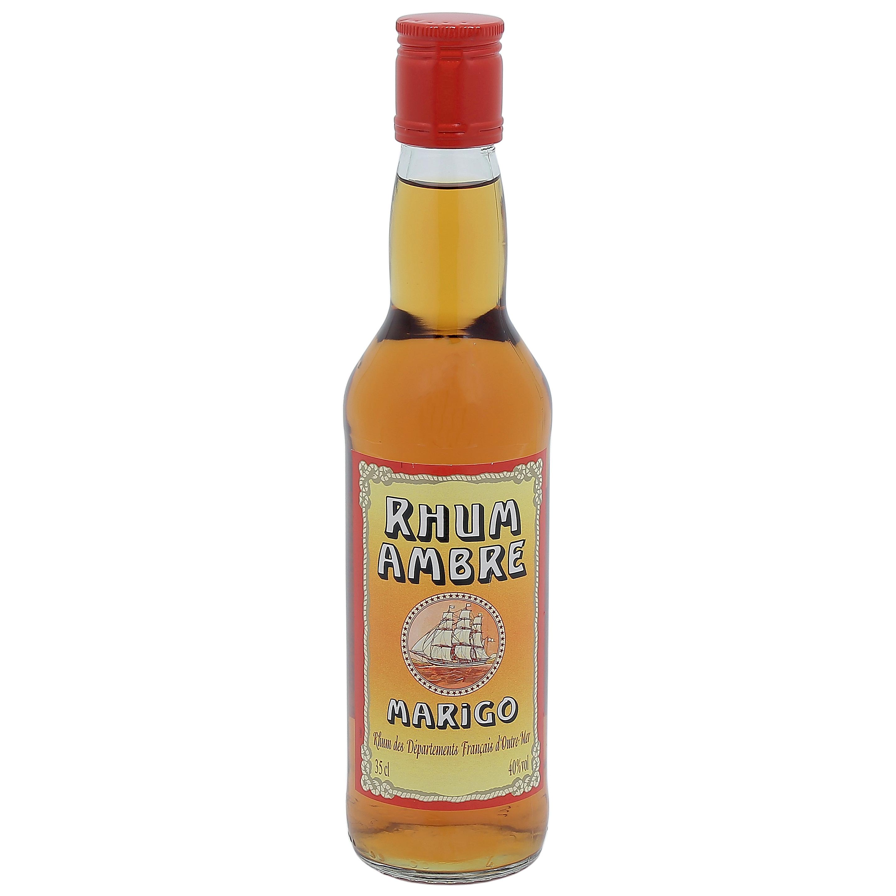 Voir la diapositive 2 : MARIGO Rhum ambrée 40% 35cl