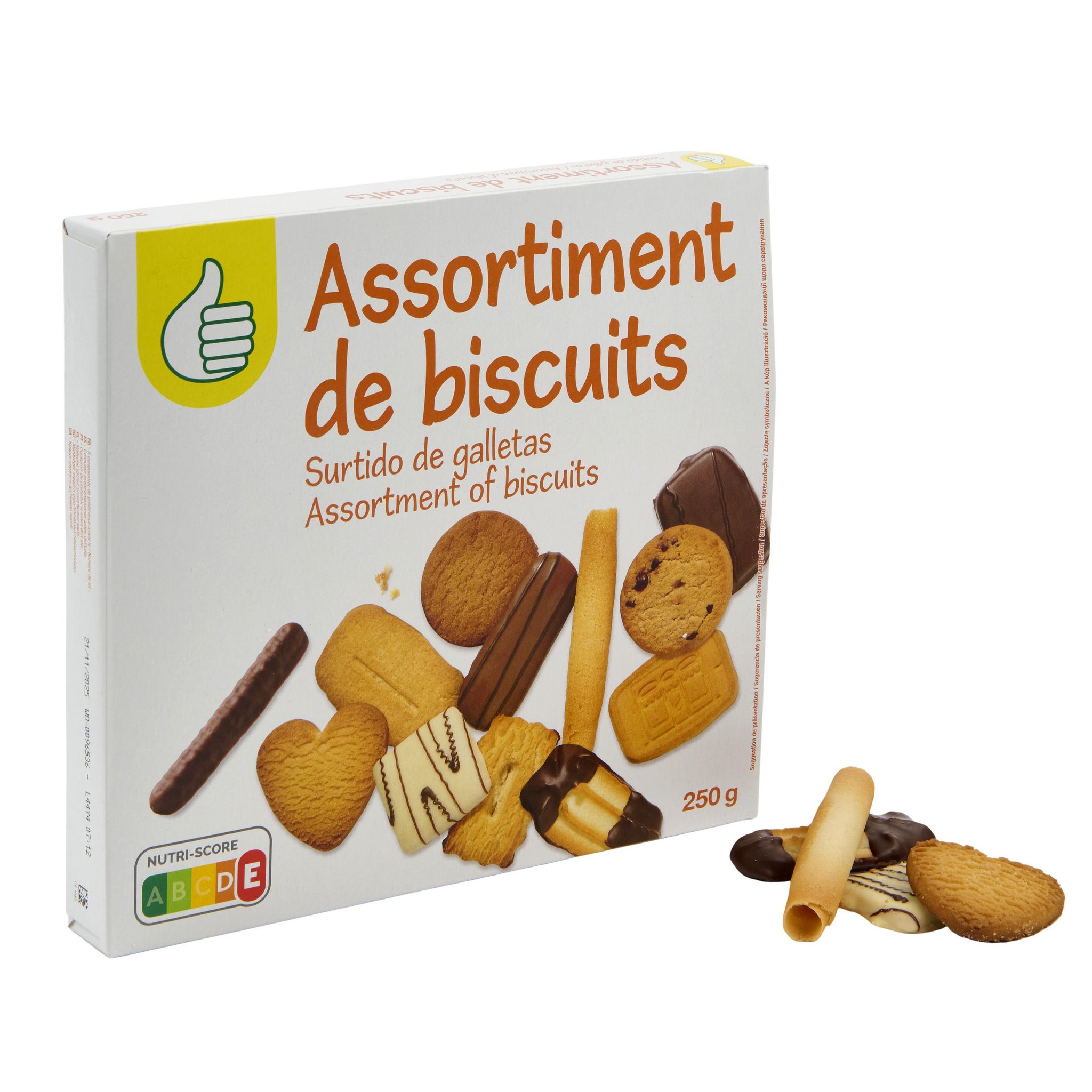 Voir la diapositive 2 : POUCE Assortiment de biscuits 250g
