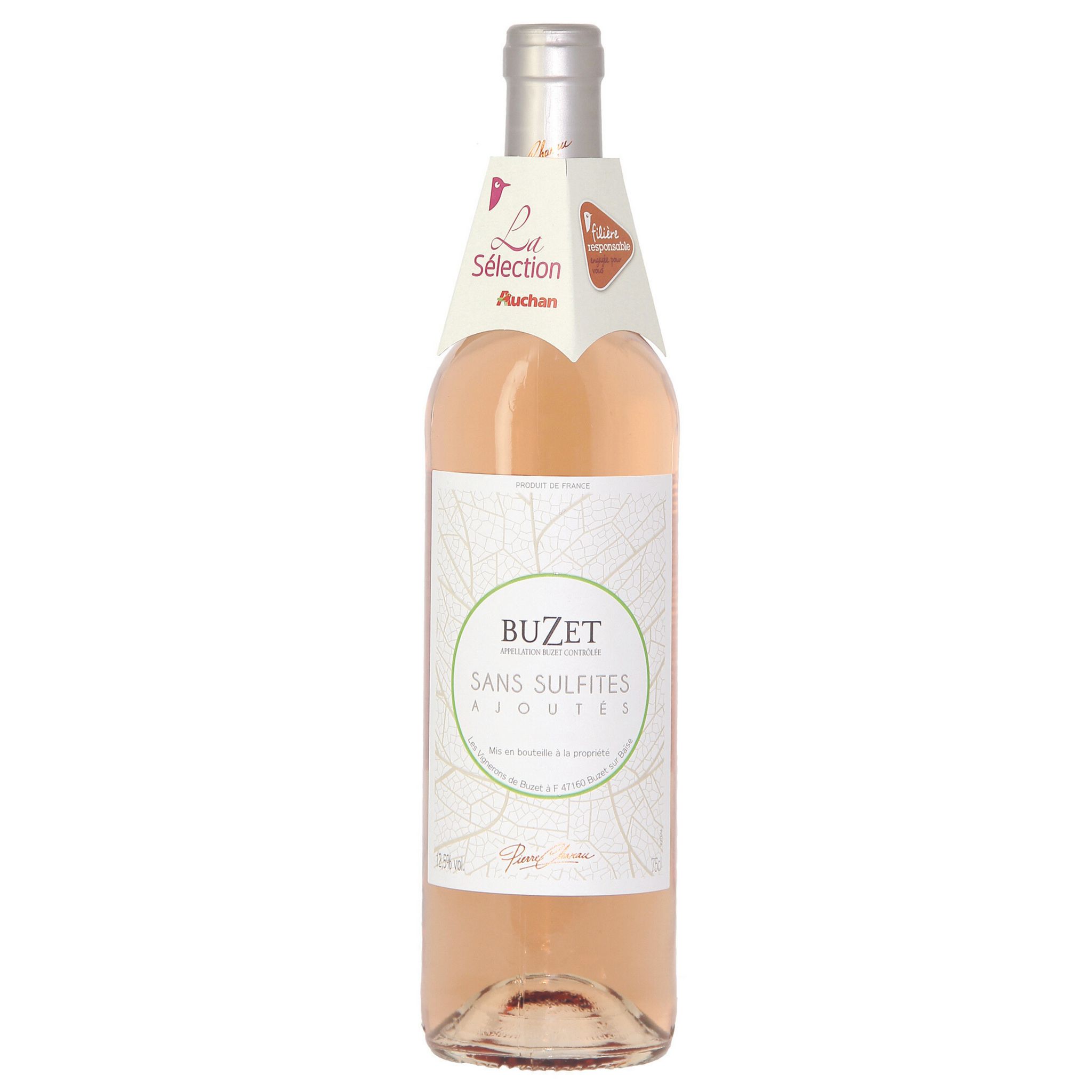 Voir la diapositive 1 : PIERRE CHANAU CULTIVONS LE BON AOP Buzet rosé 75cl
