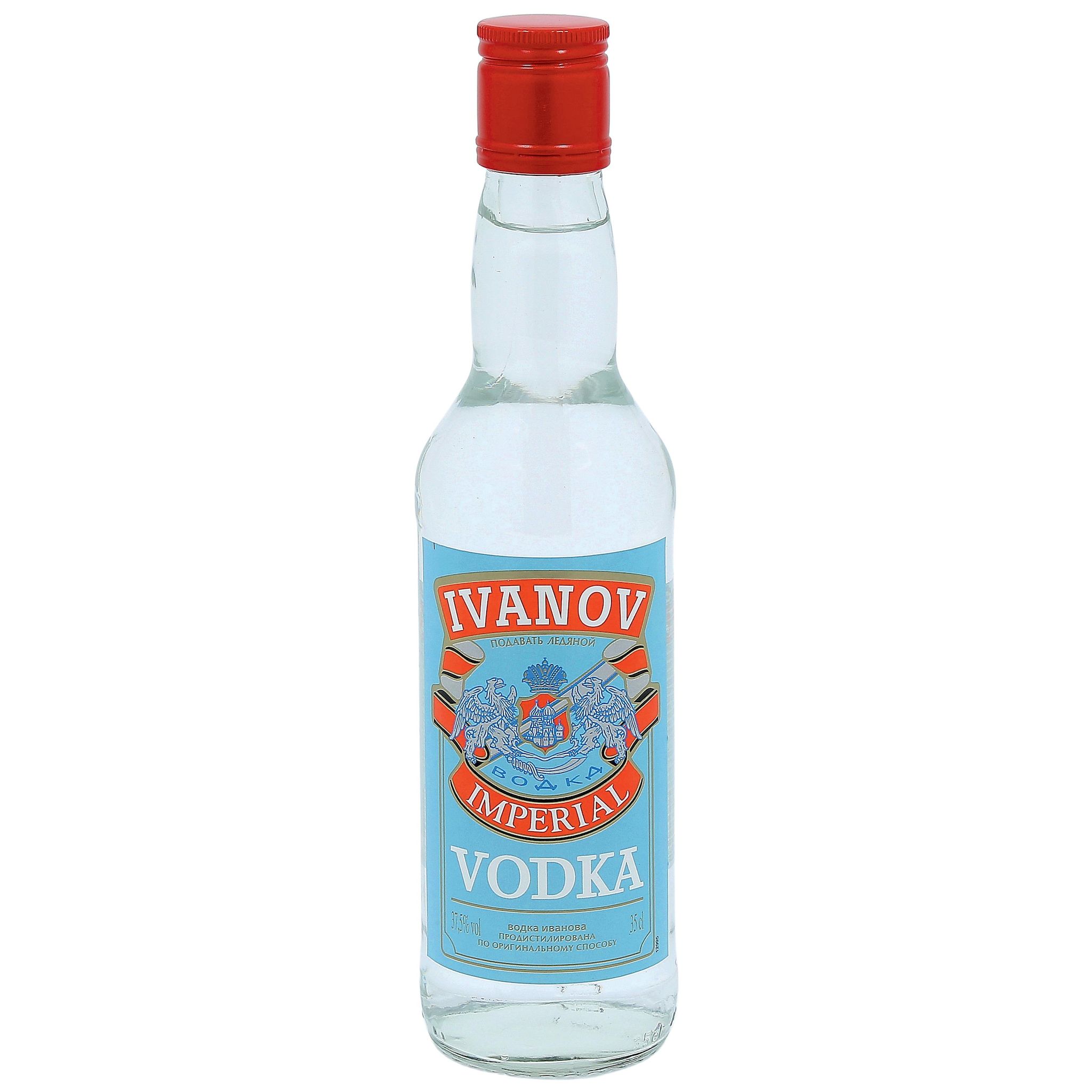 Voir la diapositive 2 : IVANOV IMPERIAL Vodka 37.5% 35cl