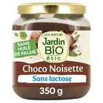 JARDIN BIO ETIC Pâte à tartiner choco noisette sans lactose et sans gluten 350g