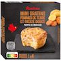 Voir la diapositive 3 : AUCHAN Mini gratins pommes de terre patate douce crème fraîche et muscade 4 pièces 480g