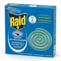 RAID Spirales anti-moustiques & moustiques-tigres 10x6 heures 10 spirales + 1 socle