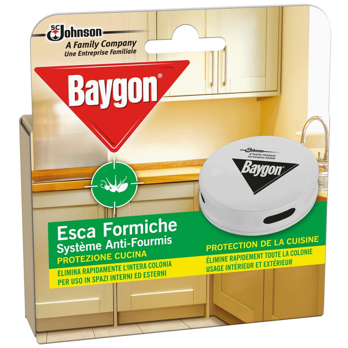 BAYGON Piège anti-fourmis intérieur et extérieur 1 piège