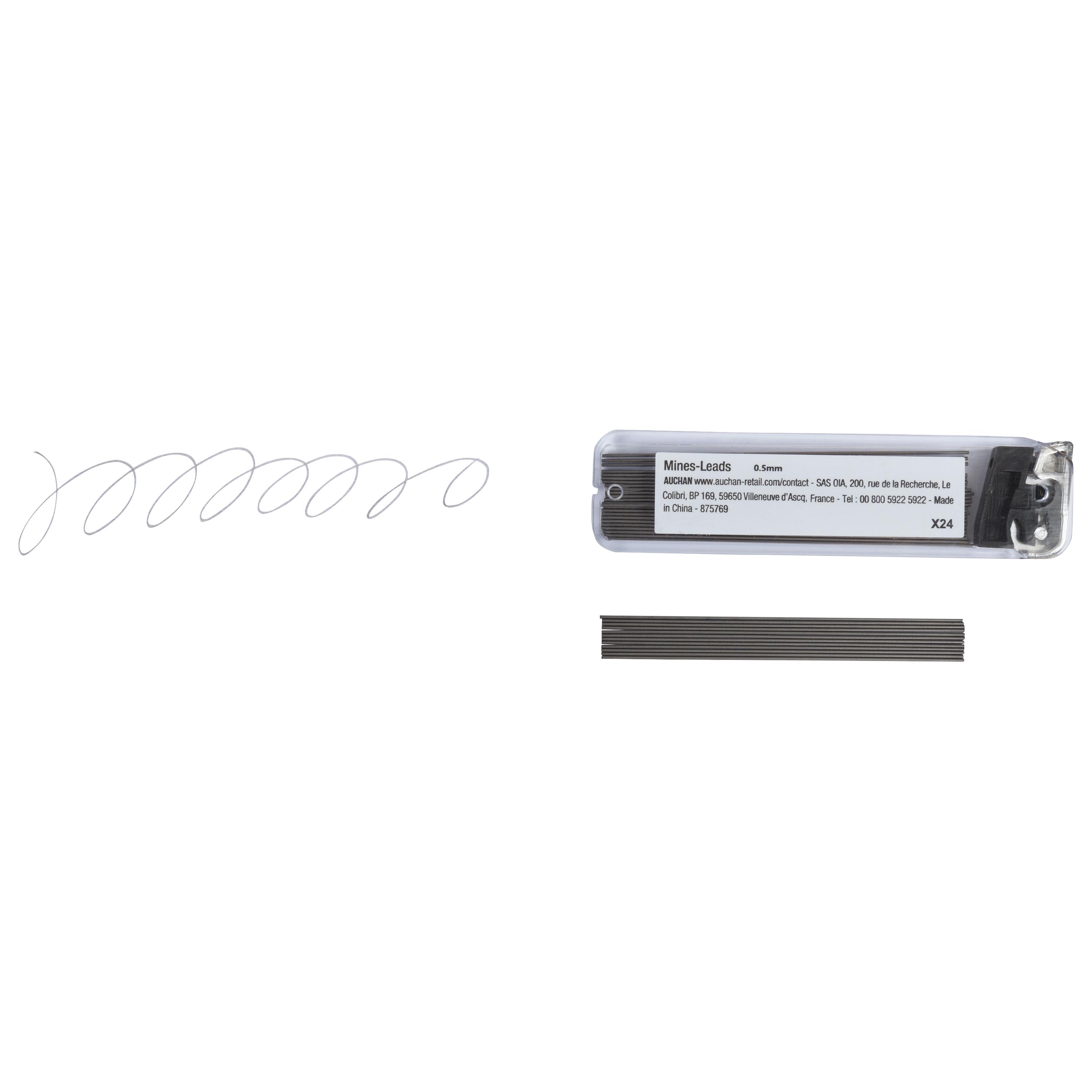 Voir la diapositive 3 : AUCHAN Recharge Mines x 24 HB 0.5mm