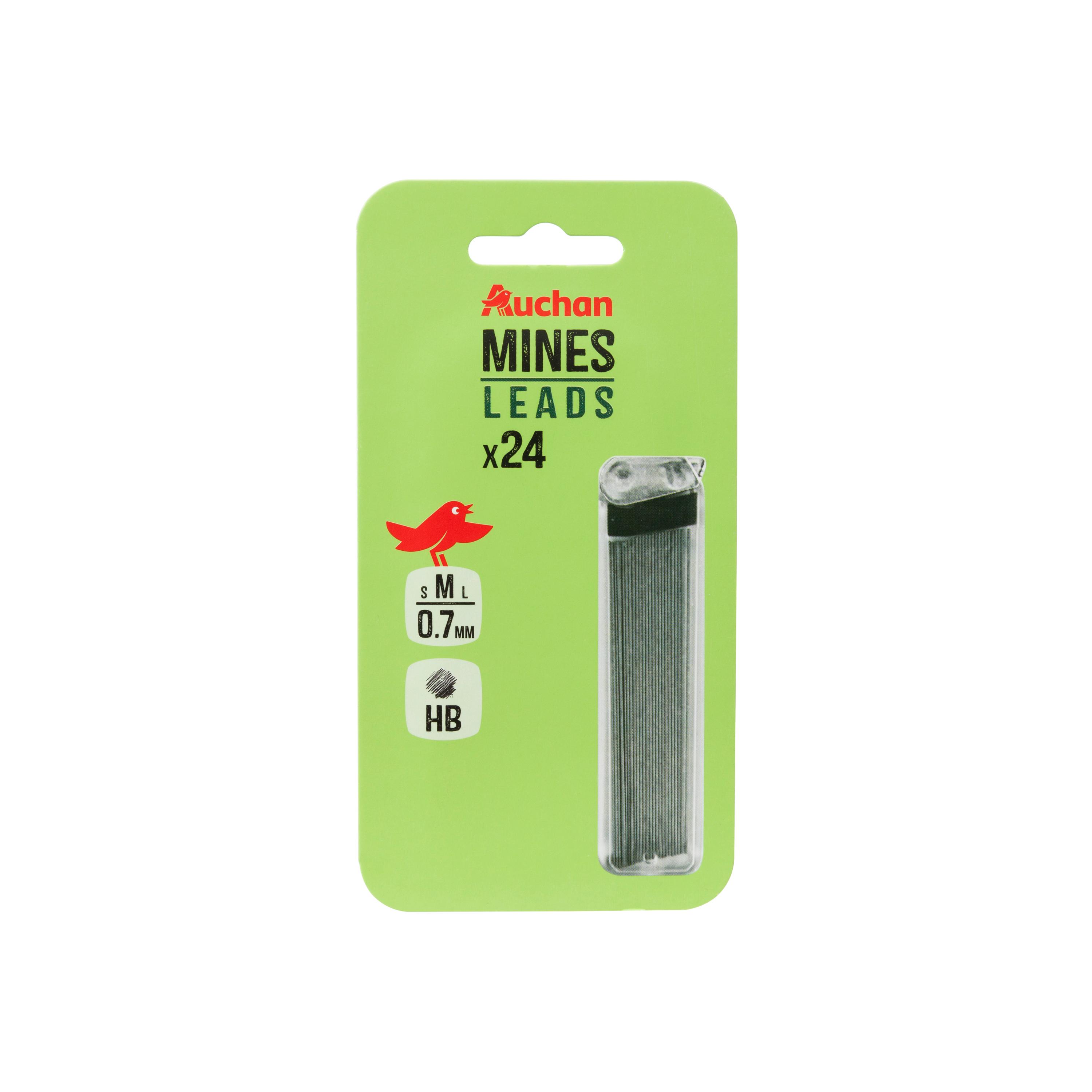 AUCHAN Recharge Mines x24 HB 0.7mm