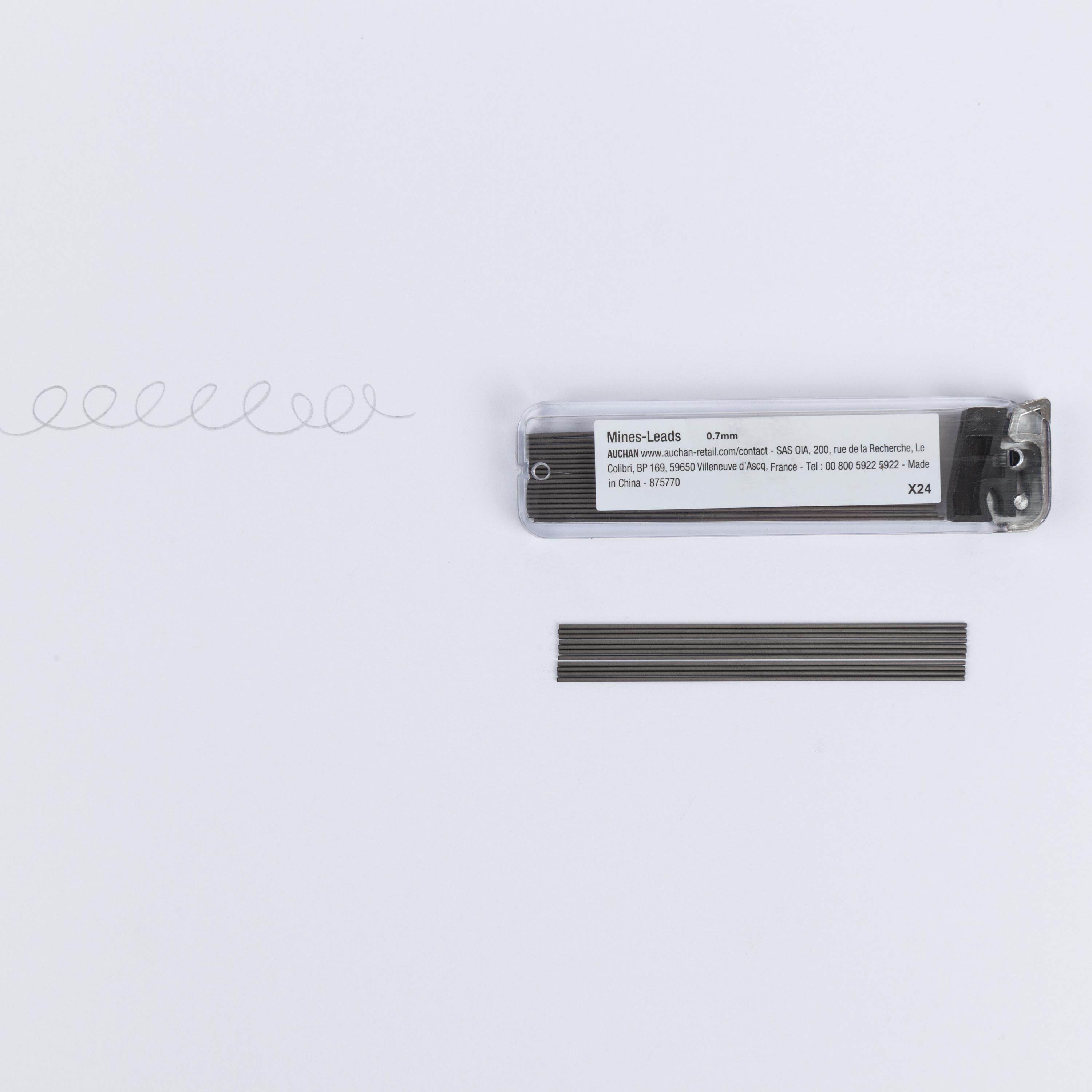 Voir la diapositive 3 : AUCHAN Recharge Mines x24 HB 0.7mm