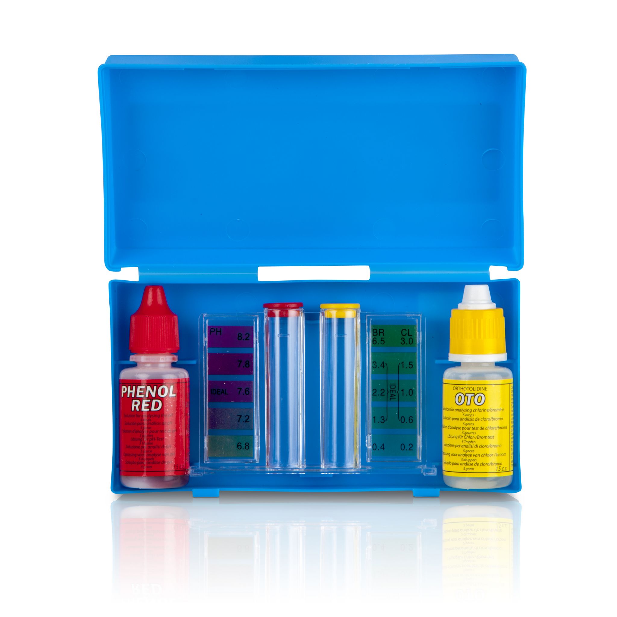 Voir la diapositive 2 : GRE Trousse d'analyses liquide PH/chlore