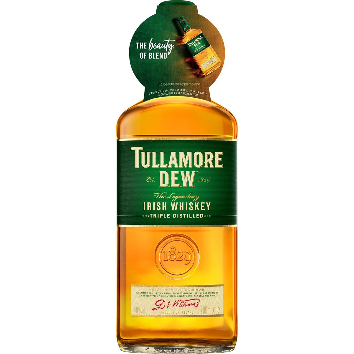 whisky irlandais 50° 70cl