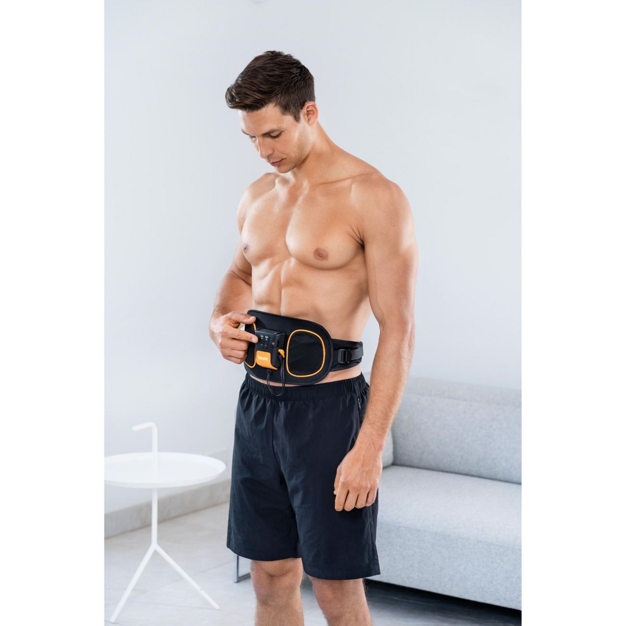 Voir la diapositive 3 : BEURER Ceinture de musculation abdominale et dorsale EM 39