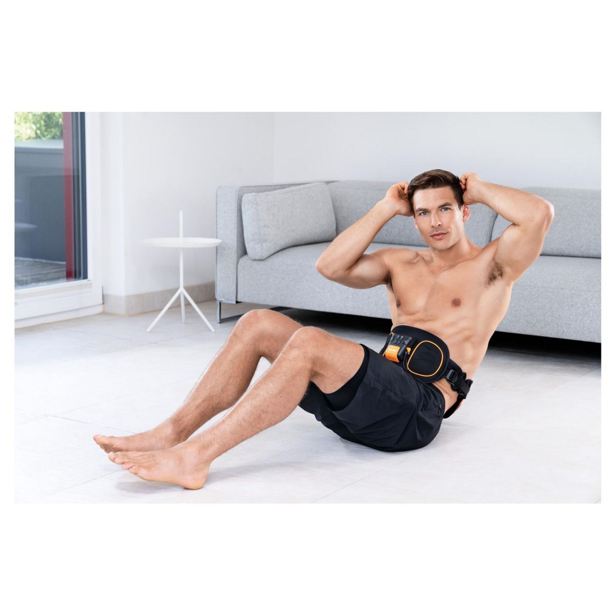 Voir la diapositive 4 : BEURER Ceinture de musculation abdominale et dorsale EM 39
