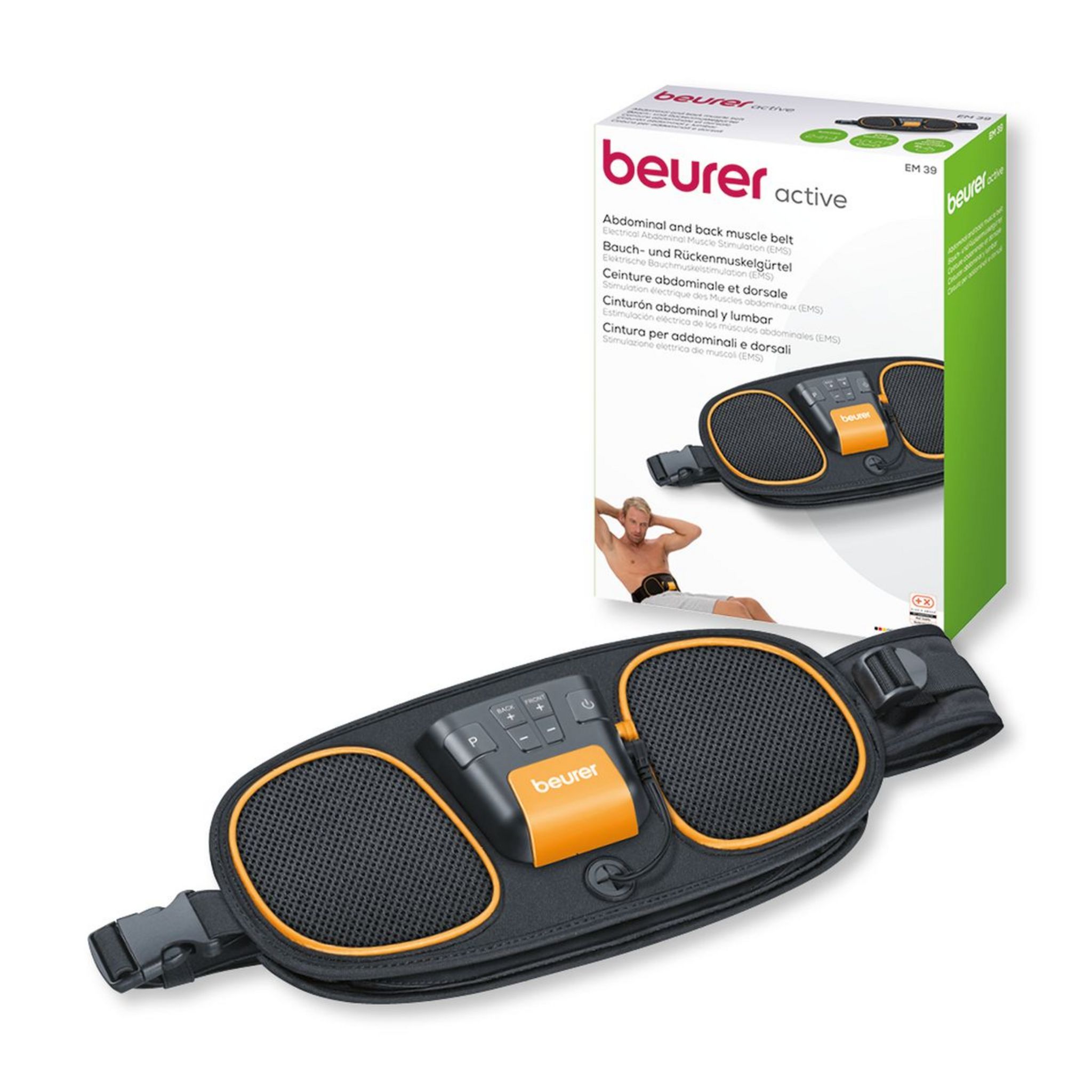 Voir la diapositive 7 : BEURER Ceinture de musculation abdominale et dorsale EM 39