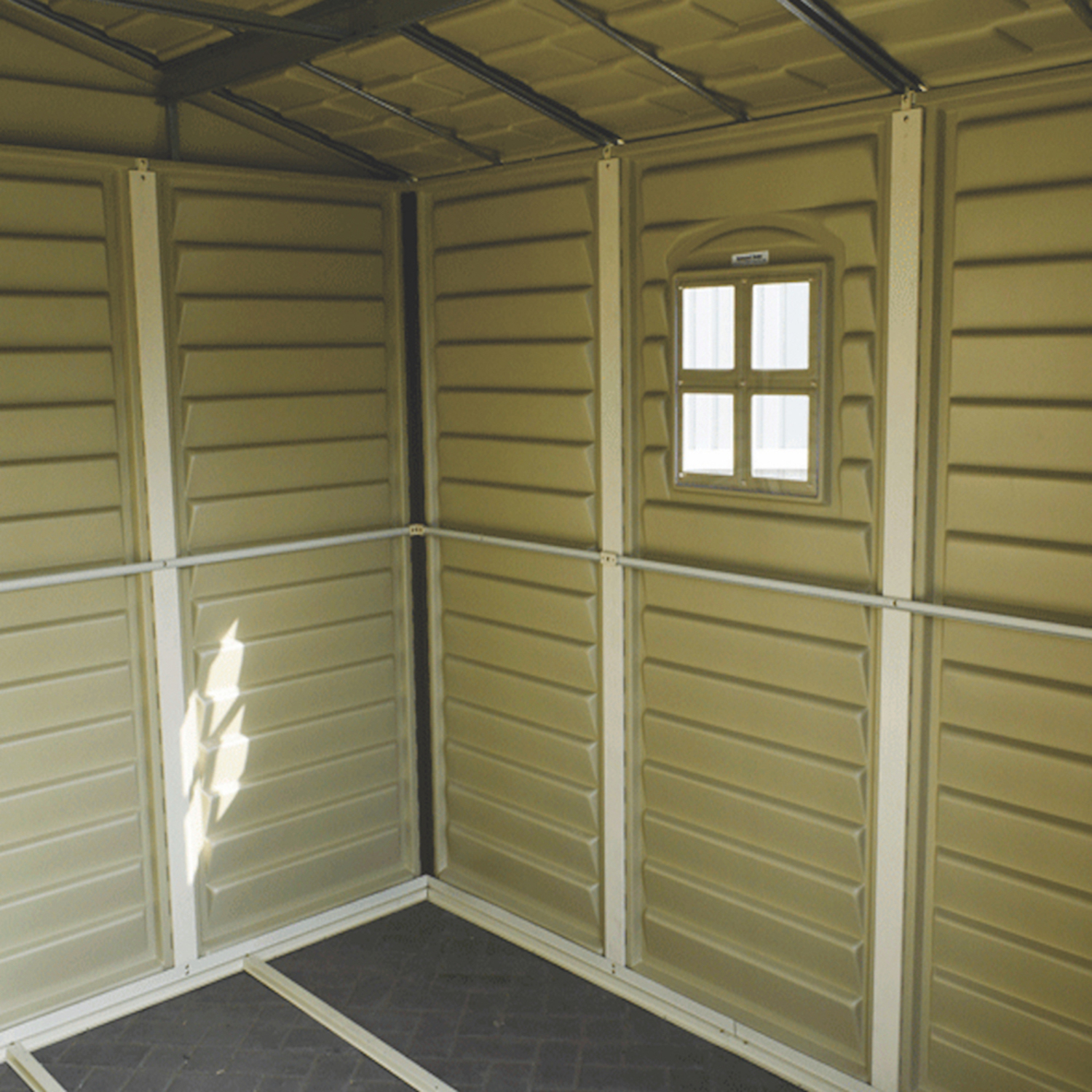 Voir la diapositive 4 : DURAMAX Abri de jardin PVC - 7,32m² - TROMSO
