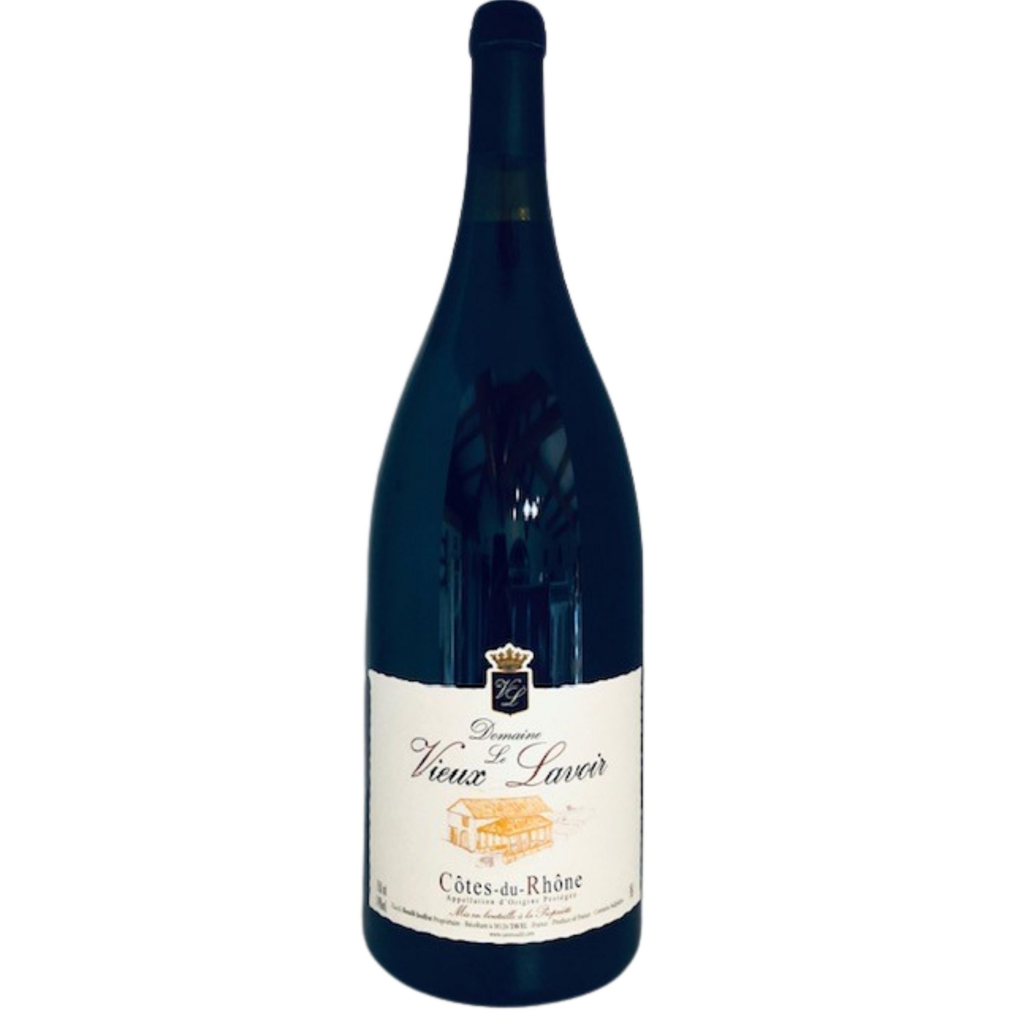 Voir la diapositive 2 : AOP Côte-du-Rhône Domaine le Vieux Lavoir rouge 2018 Magnum 1.5L
