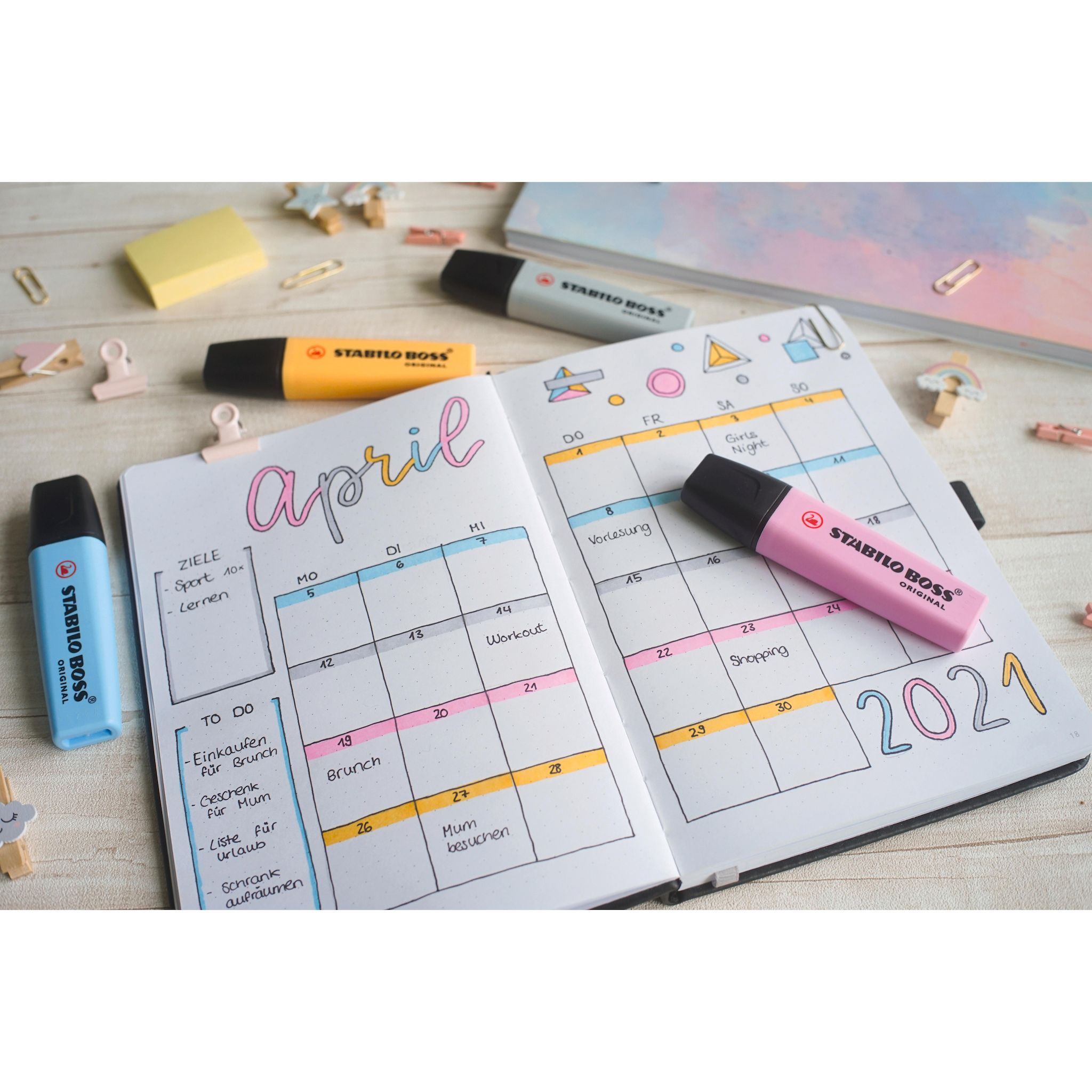 Voir la diapositive 4 : STABILO Surligneur BOSS Original 6 Fluos+6 Pastels