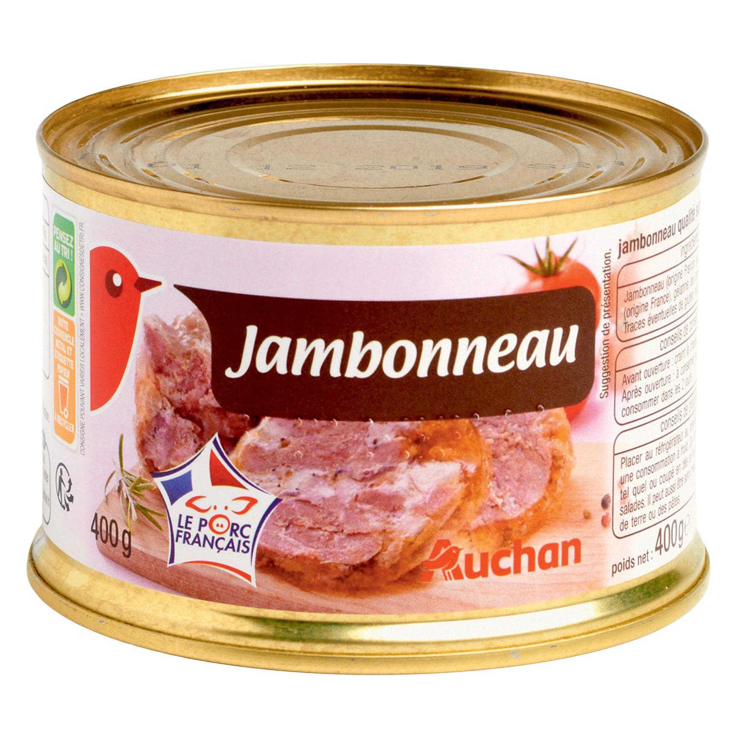 Voir la diapositive 2 : AUCHAN Jambonneau 400g