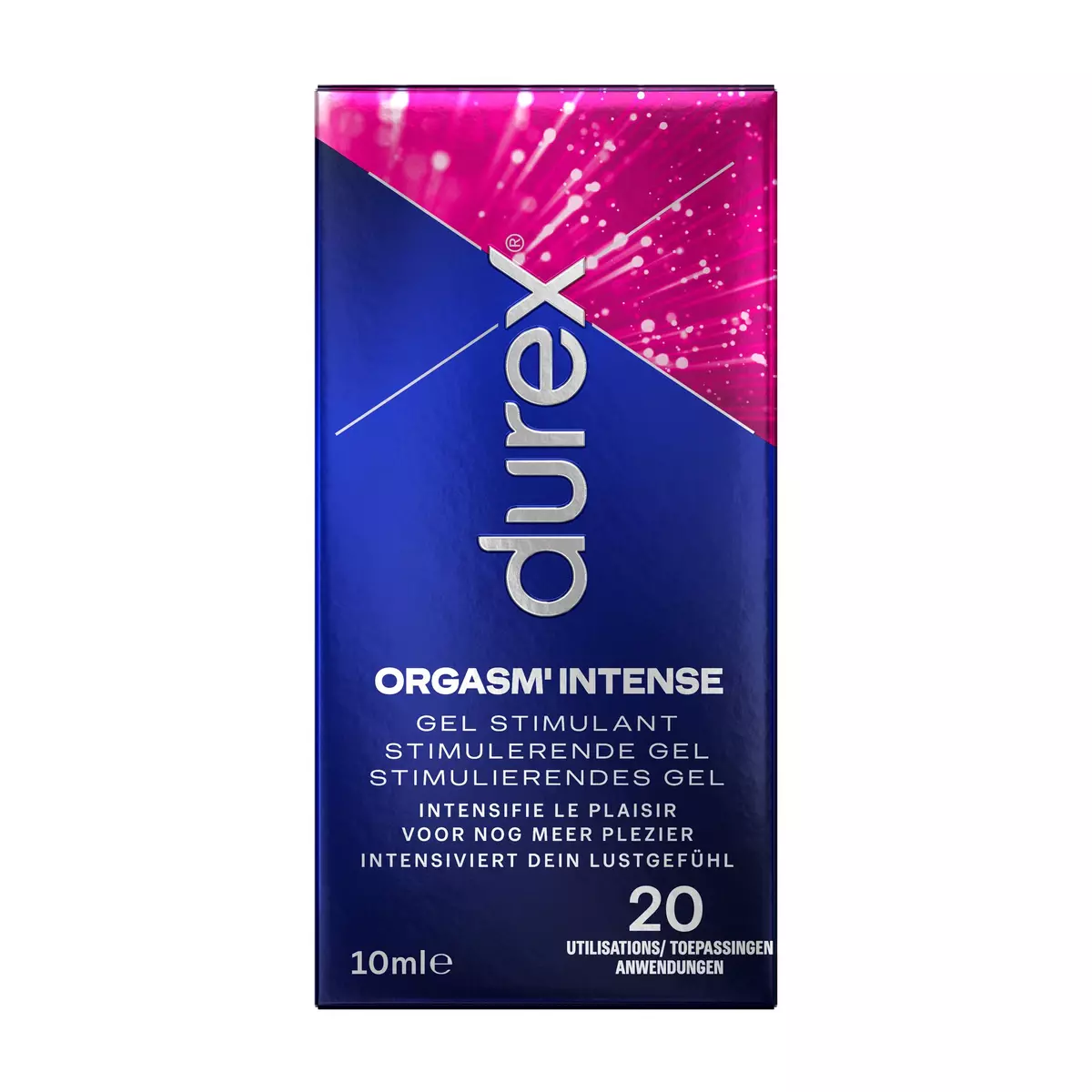 DUREX Play Gel lubrifiant stimulant Orgasm'Intense 20 utilisations 10ml