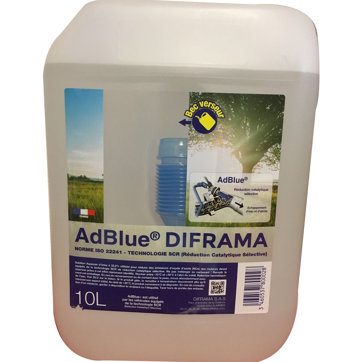 DIFRAMA Liquide adBlue technologie scr bidon de 10L