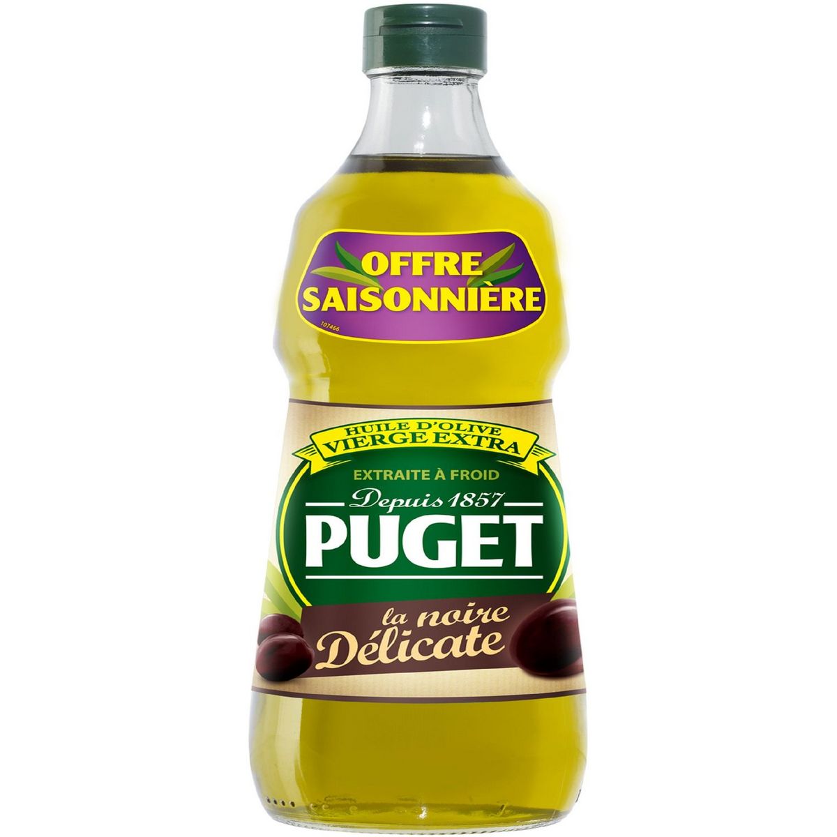 PUGET Huile d'olive vierge extra la noire délicate 75cl