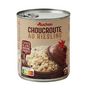 Voir la diapositive 2 : AUCHAN Choucroute au Riesling 4 portions 810g