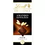 LINDT Excellence tablette de chocolat noir dégustation amandes effilées 1 pièce 100g