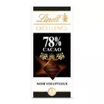 Excellence LINDT Excellence tablette de chocolat noir dégustation corsé 78%
