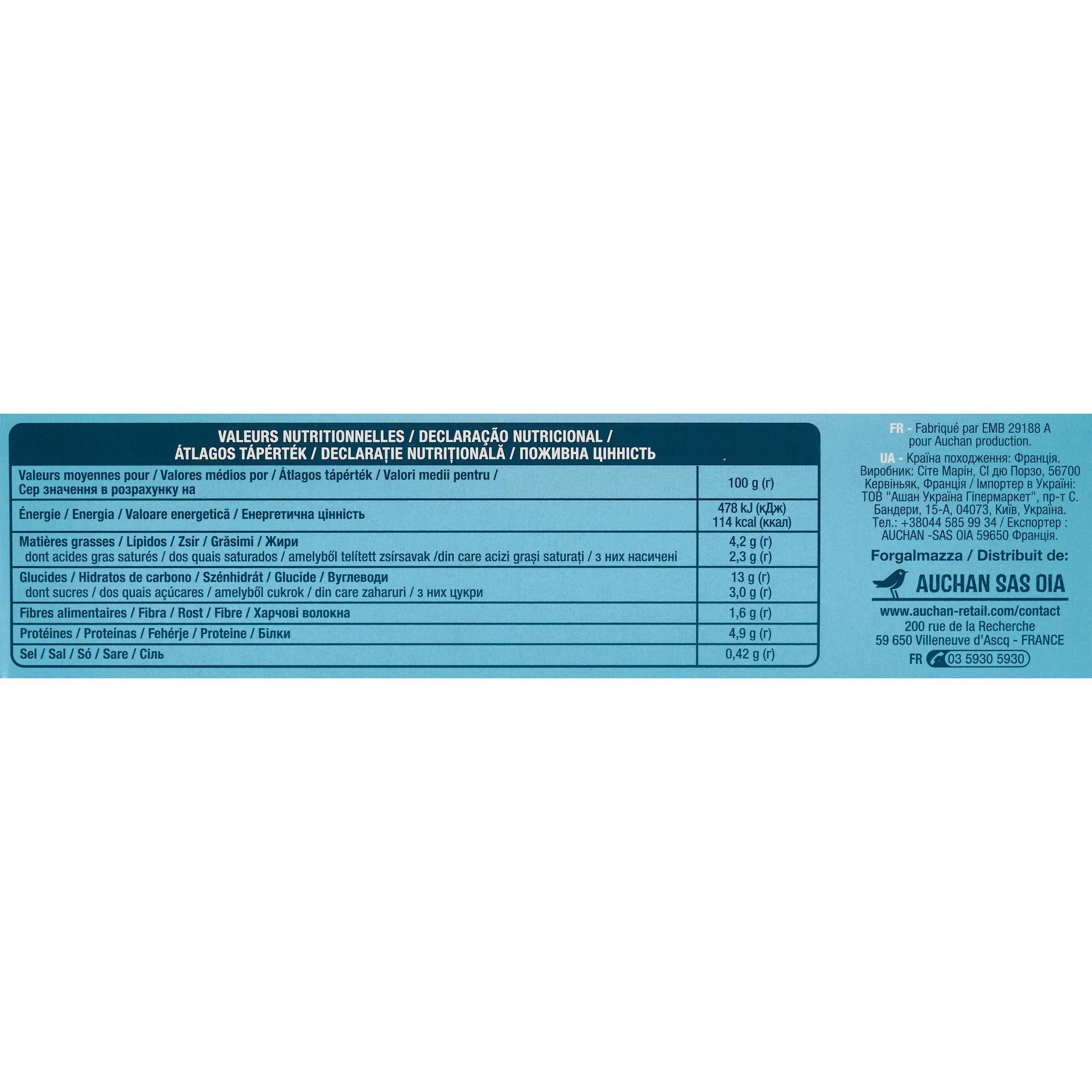 Voir la diapositive 3 : AUCHAN Gratin dauphinois 3 portions 450g