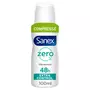 SANEX Zéro% Déodorant spray compressé extra control sans sels d'aluminium 100ml