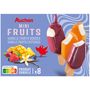 Voir la diapositive 3 : AUCHAN Bâtonnets glacés aux fruits 8 pièces 300g