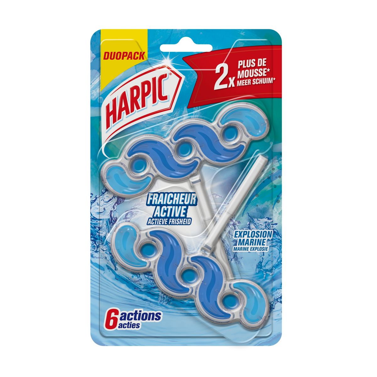 HARPIC HARPIC BLOC ACTIVE FRESH EXPLOSION MARINE DUO PACK 2 blocs
