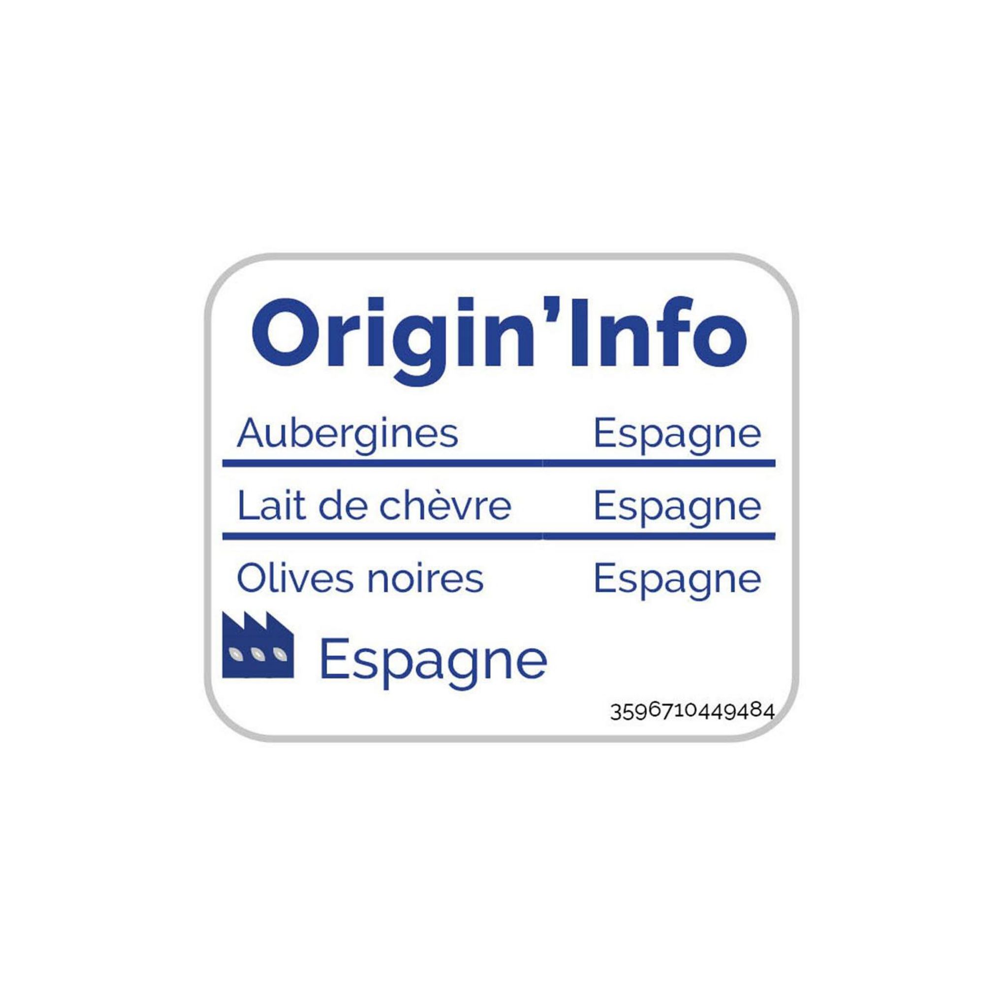 Voir la diapositive 2 : AUCHAN Aubergines à la grecque 3 portions 900g