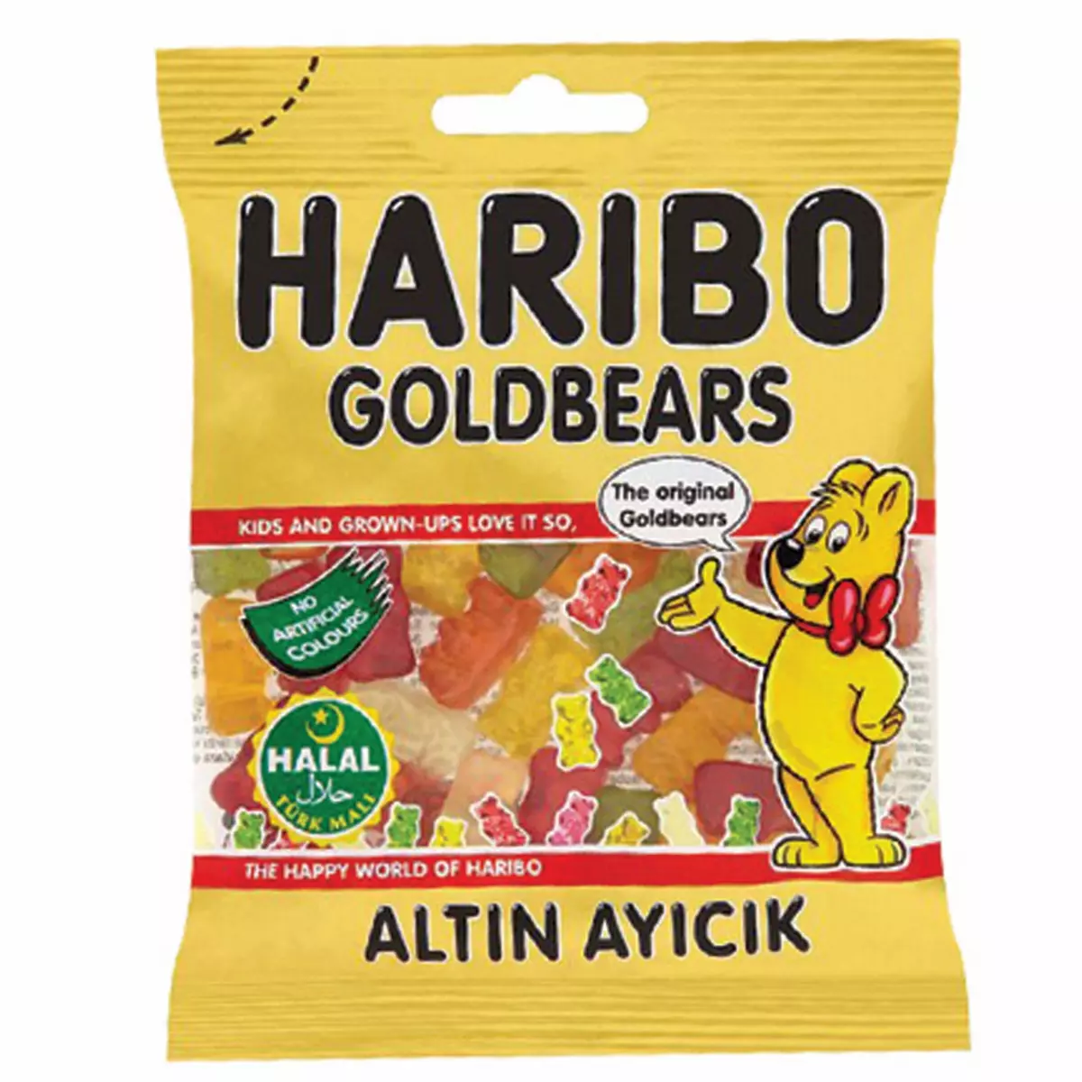 HARIBO Bonbons gélifiés halal Goldbears 100g