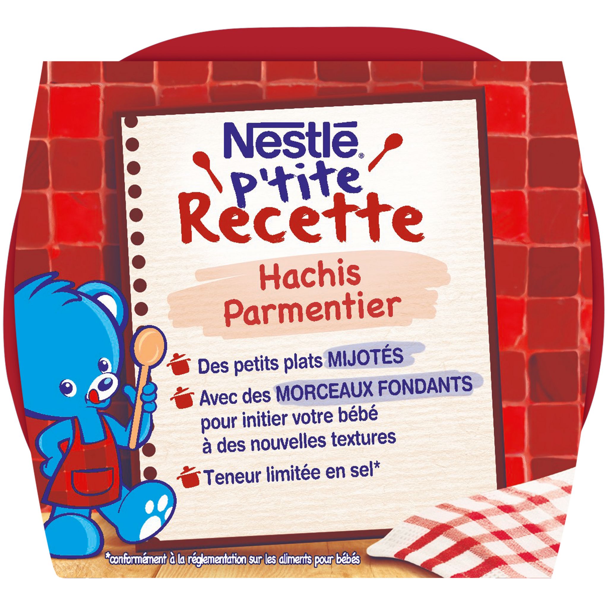 Voir la diapositive 10 : NESTLE P'tite recette bol hachis parmentier dès 8 mois 2x200g