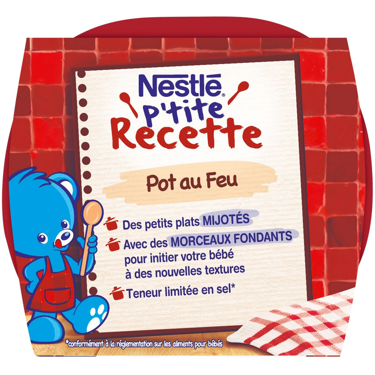 NESTLE P'tite recette bol pot au feu dès 8 mois 2x200g