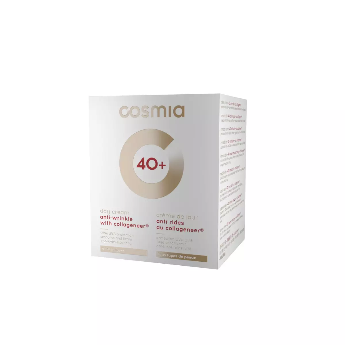COSMIA 40+ Crème de jour anti rides au collagène 50ml