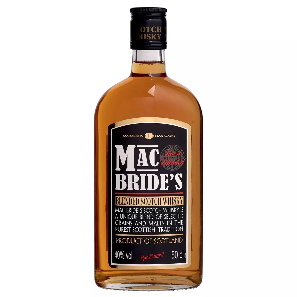 MAC BRIDE'S Scotch whisky écossais blended 40% 50cl