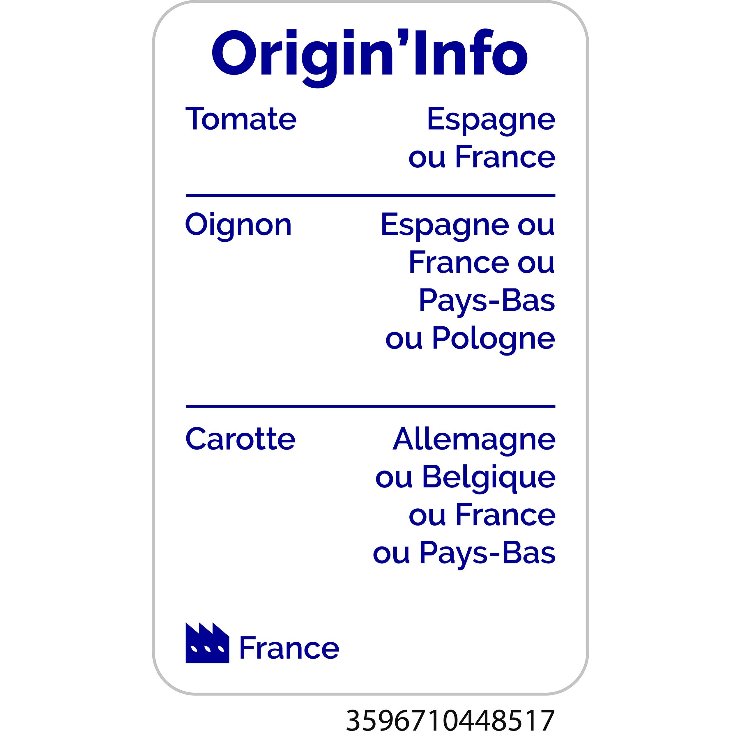 Voir la diapositive 5 : AUCHAN Sauce tomate cuisinée origine France en bocal 420g