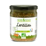 TARTINES & POTAGER Lentilles bio 100% naturel sans conservateur fabrication française 395g