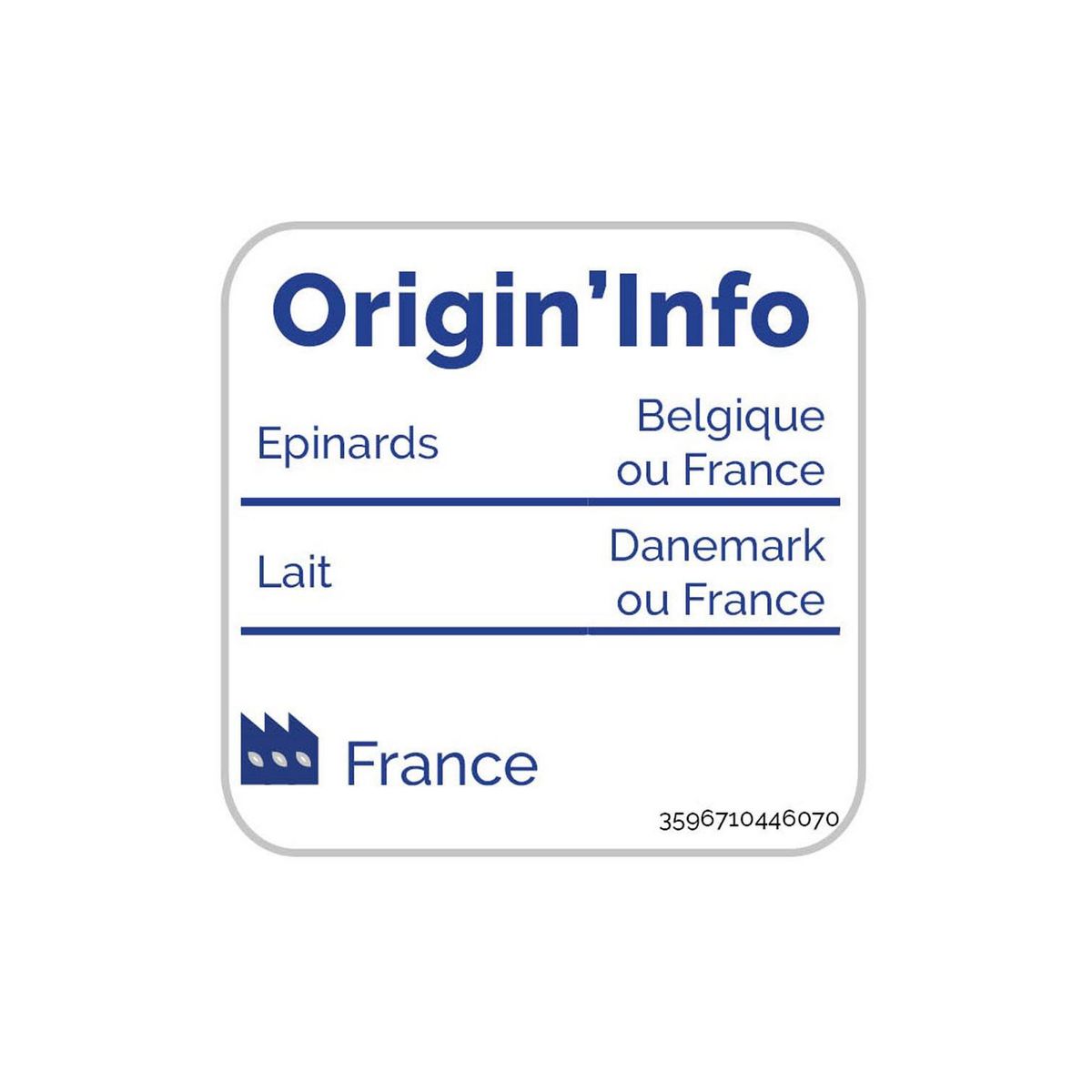 AUCHAN Epinards hachés à la crème 4 portions 600g