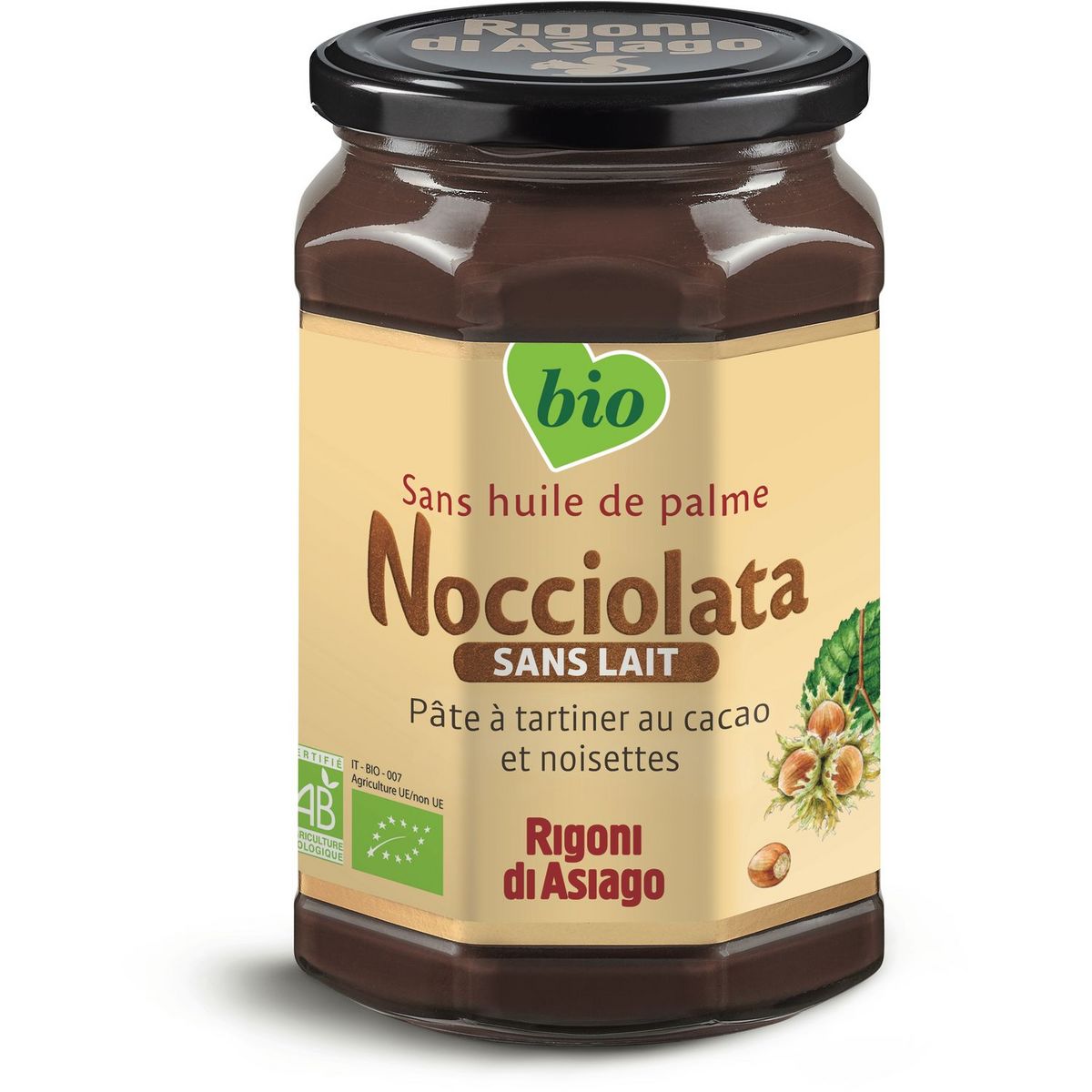 NOCCIOLATA Pâte à tartiner bio sans lait 700g