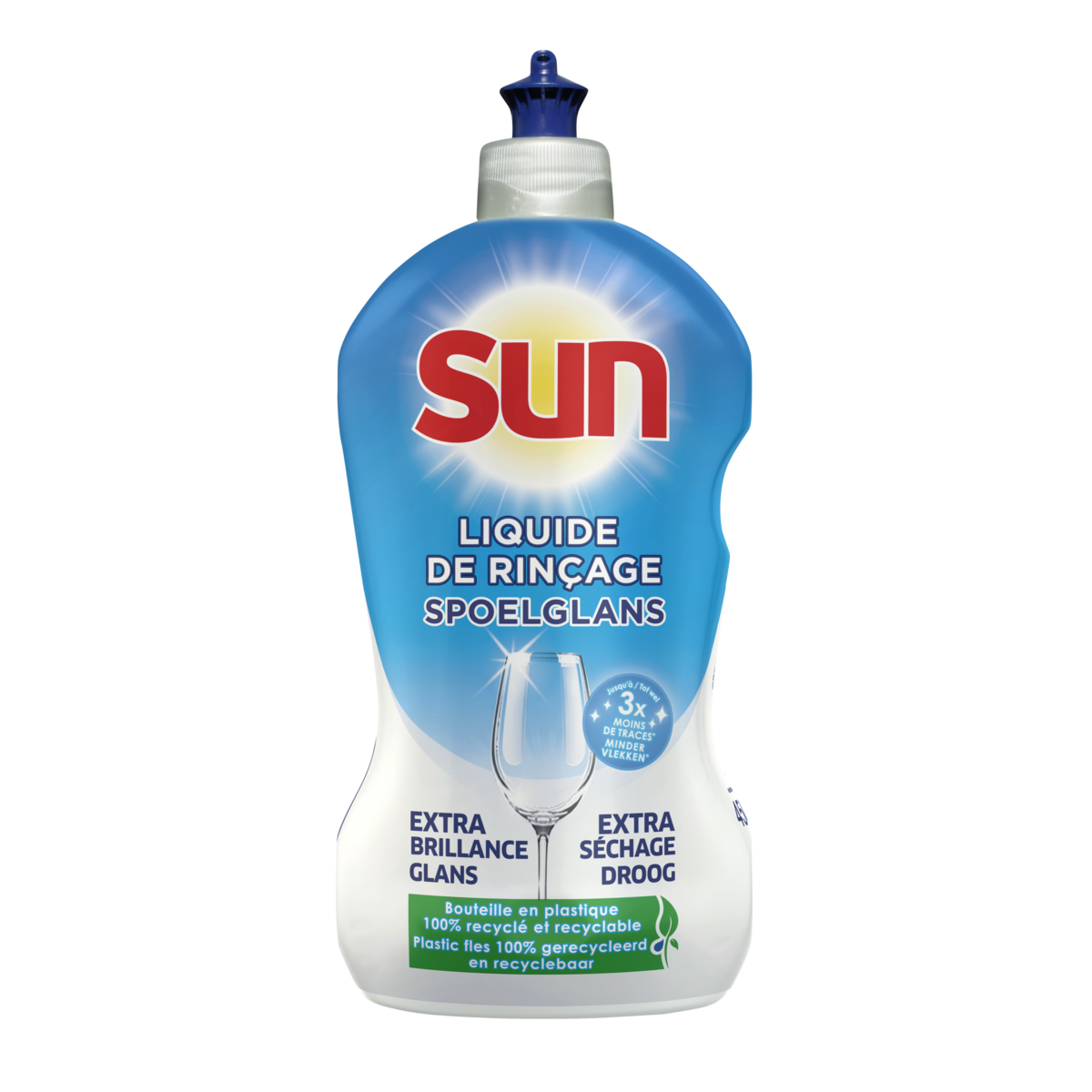 SUN Liquide de rinçage lave-vaisselle expert shine boost fresh 450ml