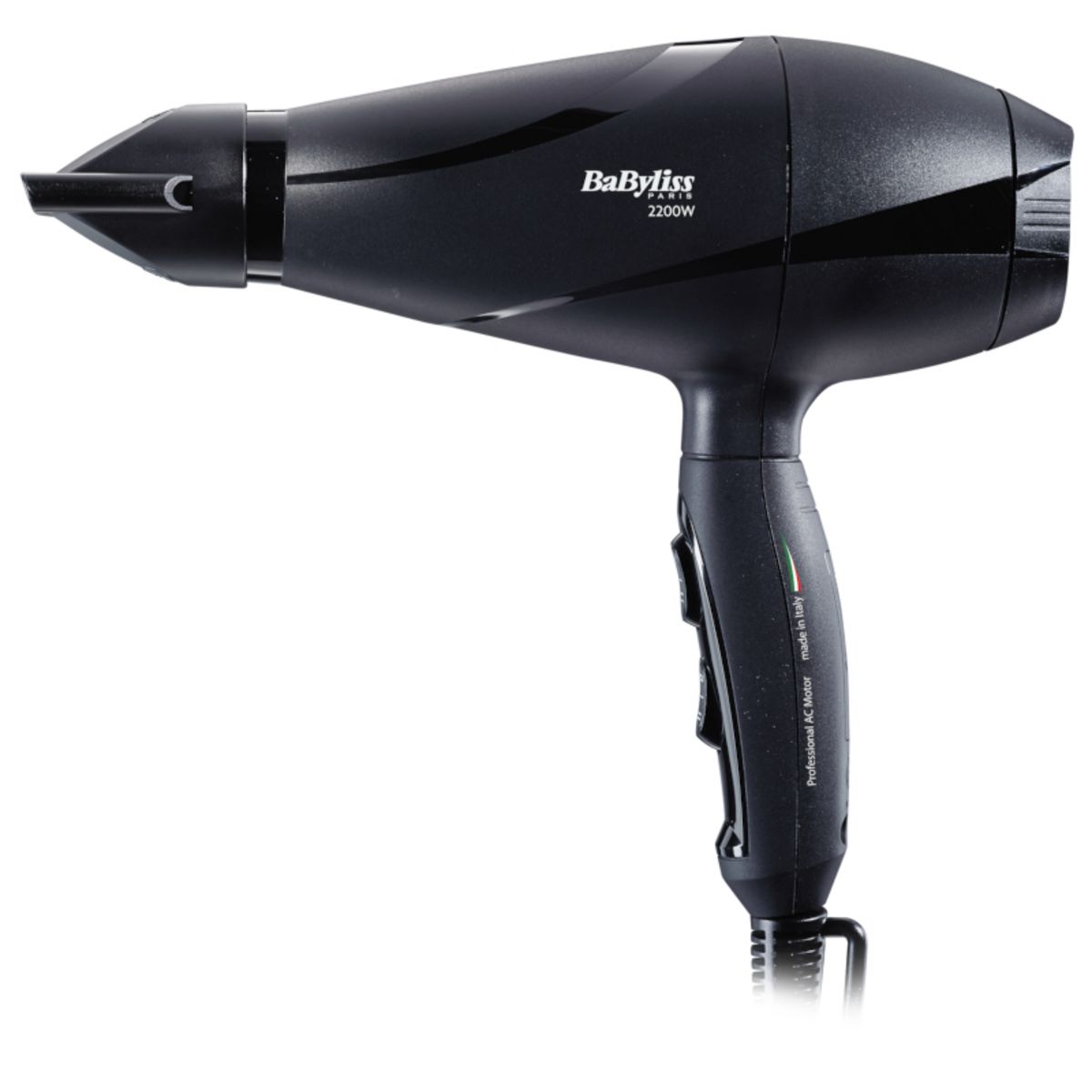 BABYLISS Sèche-cheveux professionnel avec diffuseur Silence Volume 6613DE - Noir
