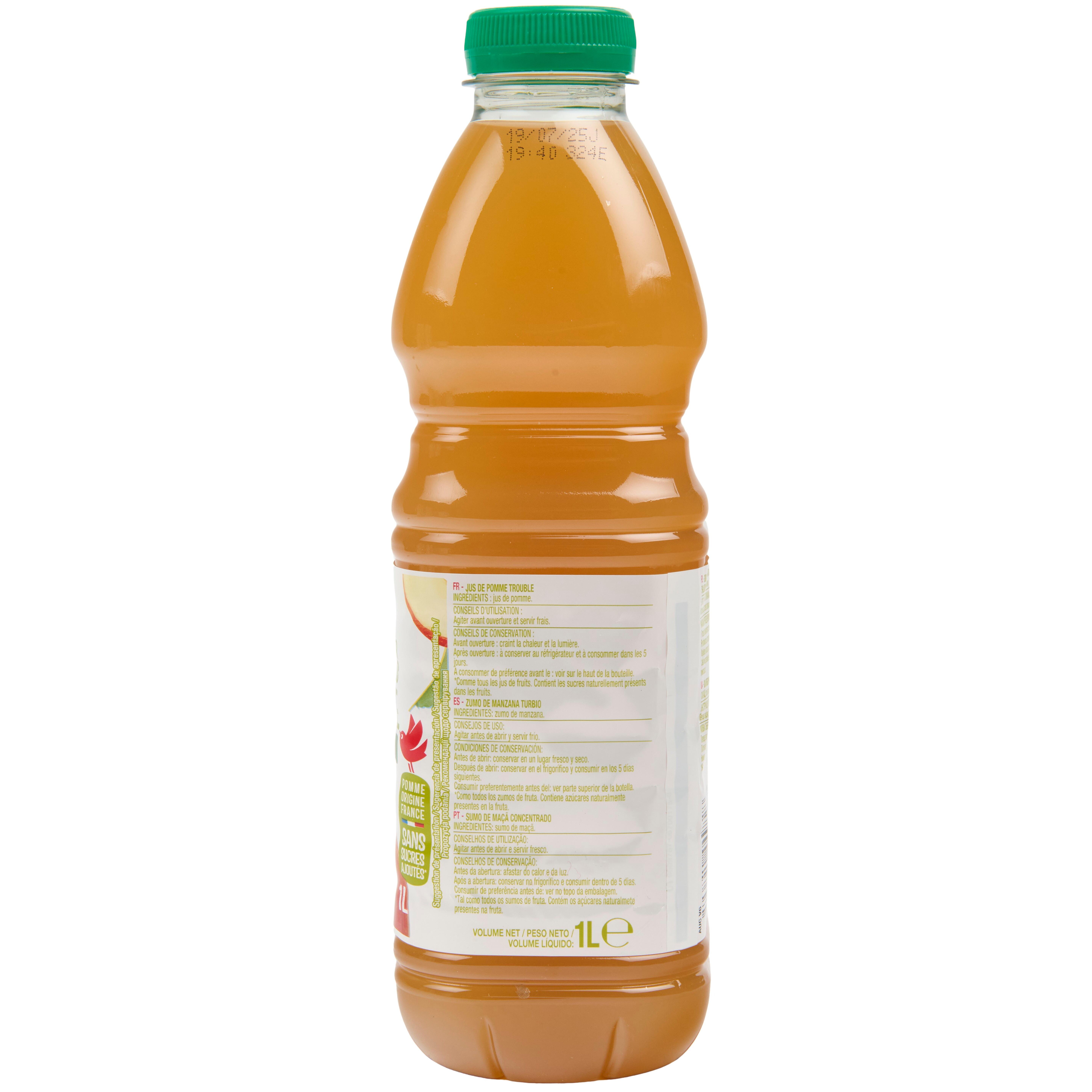 Voir la diapositive 4 : AUCHAN Pur jus de pomme douce 1l