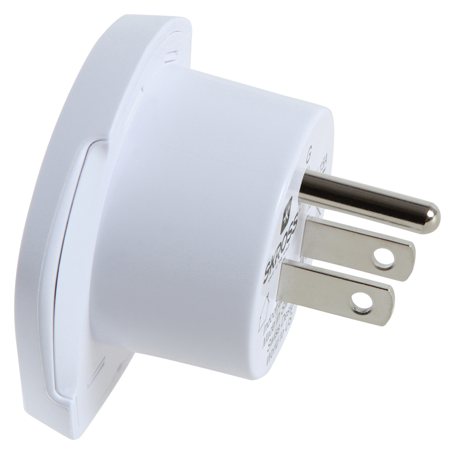 Voir la diapositive 5 : SKROSS Adaptateur secteur de voyage Europe vers USA