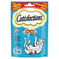 CATISFACTION Friandises pour chat au fromage 60g x 6 à prix pas cher