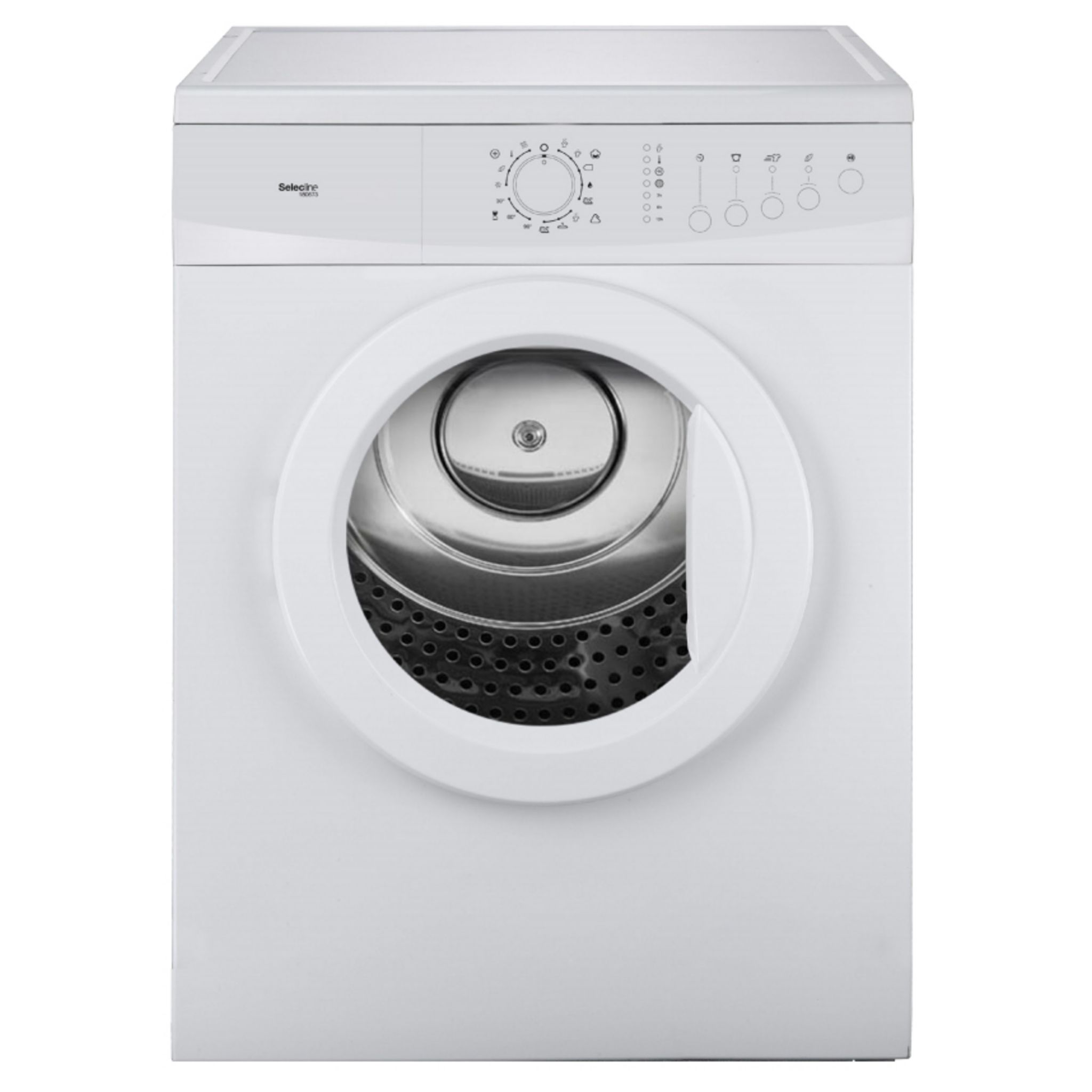 Voir la diapositive 1 : SELECLINE Sèche-linge hublot DV-60Q8I, 6 Kg, Evacuation, C