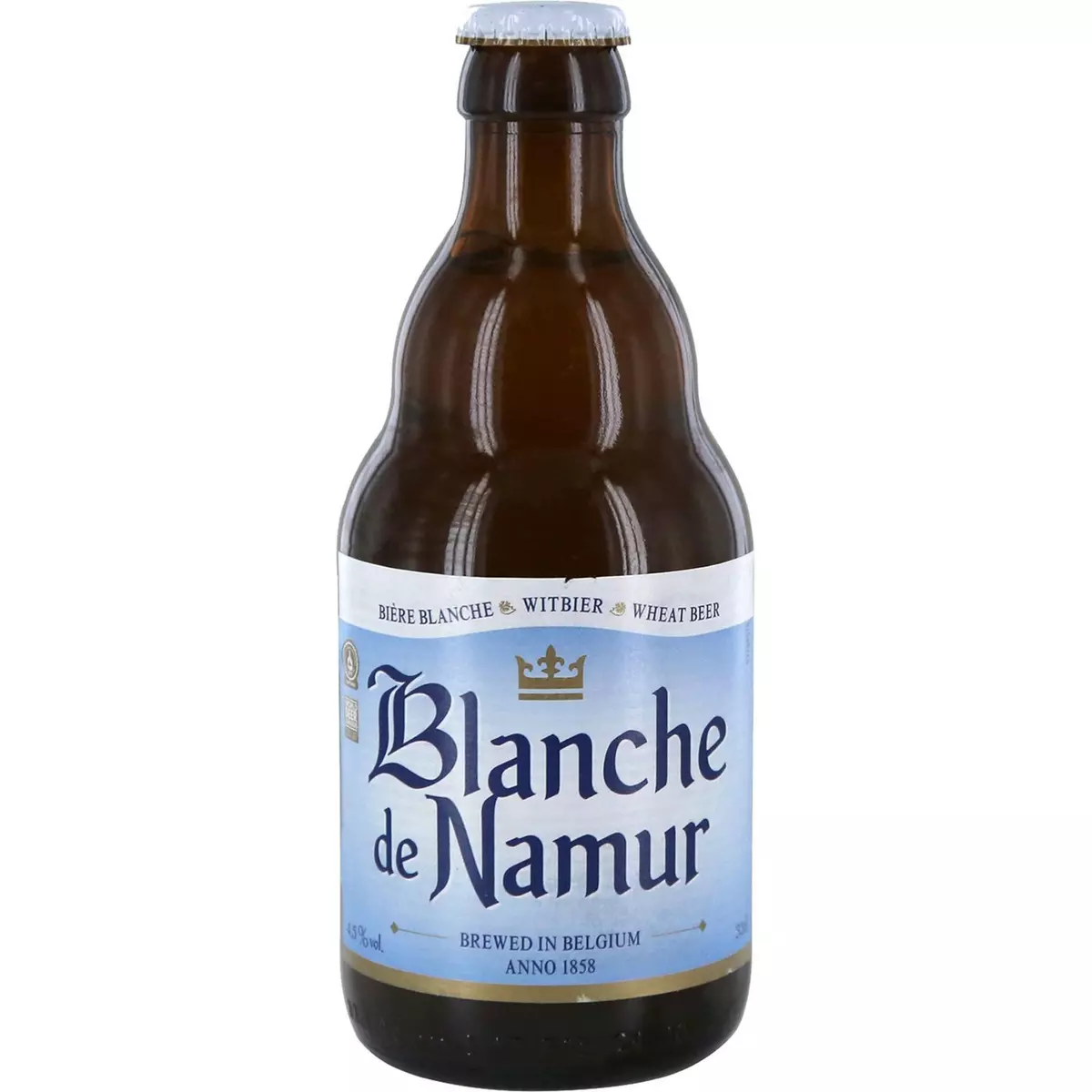 BLANCHE DE NAMUR Bière blanche 4,5% bouteille 33cl